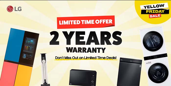GRAB AN LG DEAL IN THE FINAL DAYS OF NOON YELLOW FRIDAY SALES GRAB AN LG DEAL IN THE FINAL DAYS OF NOON YELLOW FRIDAY SALES - grab deal