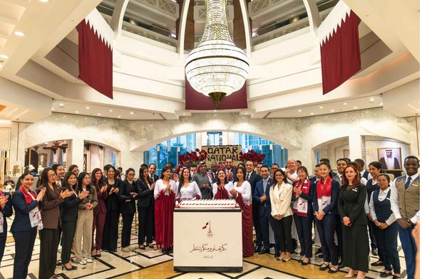 A TREASURED SYMBOL OF QATARI PRIDE, THE RITZ-CARLTON, DOHA WAS PROUD TO HONOR QATAR NATIONAL DAY 2025 A TREASURED SYMBOL OF QATARI PRIDE, THE RITZ-CARLTON, DOHA WAS PROUD TO HONOR QATAR NATIONAL DAY 2025 - treasured symbol