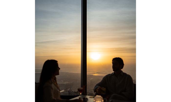 Golden Hour Has a New Address: At.mosphere, Burj Khalifa Golden Hour Has a New Address: At.mosphere, Burj Khalifa - golden hour