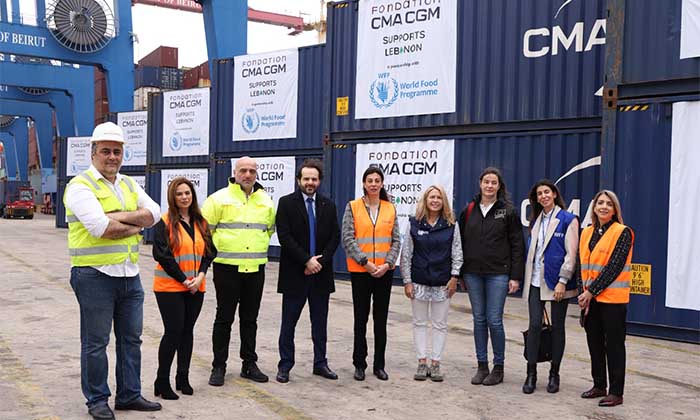 The CMA CGM Foundation transported 600 tonnes of emergency aid pre-positioned by the European Union from Turkey to Lebanon in partnership with the World Food Programme. The CMA CGM Foundation transported 600 tonnes of emergency aid pre-positioned by the European Union from Turkey to Lebanon...