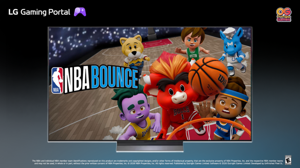NBA BOUNCE BRINGS ACTION-PACKED BASKETBALL FUN TO LG ELECTRONICS’ SMART TVS AND MONITORS - bounce brings