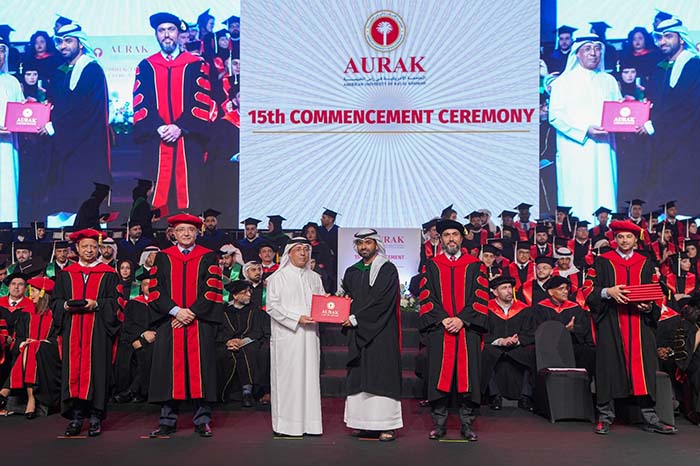 283 Graduates from 25 Nationalities Honored at AURAK’s 15th Commencement Ceremony, as University Scales New Heights 283 Graduates from 25 Nationalities Honored at AURAK’s 15th Commencement Ceremony, as University Scales New Heights - gr...