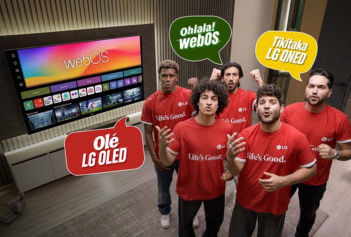 LG is revolutionizing the home viewing experience across the Middle East and Africa with a perfect football season campaign featuring Wael Gomaa and Hafid Derradji LG is revolutionizing the home viewing experience across the Middle East and Africa with a perfect football season campaig...