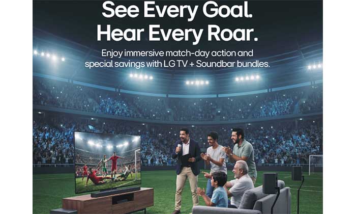 CREATE YOUR OWN LIVING ROOM ARENA: EXPERIENCE UNRIVALED SPORTS AUDIO WITH LG’S ADVANCED SOUNDBARS AND PORTABLE SPEAKERS CREATE YOUR OWN LIVING ROOM ARENA: EXPERIENCE UNRIVALED SPORTS AUDIO WITH LG’S ADVANCED SOUNDBARS AND PORTABLE SPEAKERS ...