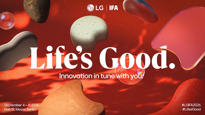 LG ELECTRONICS INVITES THE WORLD TO EXPERIENCE “INNOVATION IN TUNE WITH YOU” AT IFA 2026 LG ELECTRONICS INVITES THE WORLD TO EXPERIENCE “INNOVATION IN TUNE WITH YOU” AT IFA 2026 - electronics invites