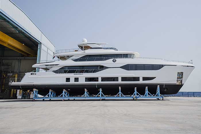 New Majesty 120 Superyacht Takes to the Water New Majesty 120 Superyacht Takes to the Water - majesty superyacht