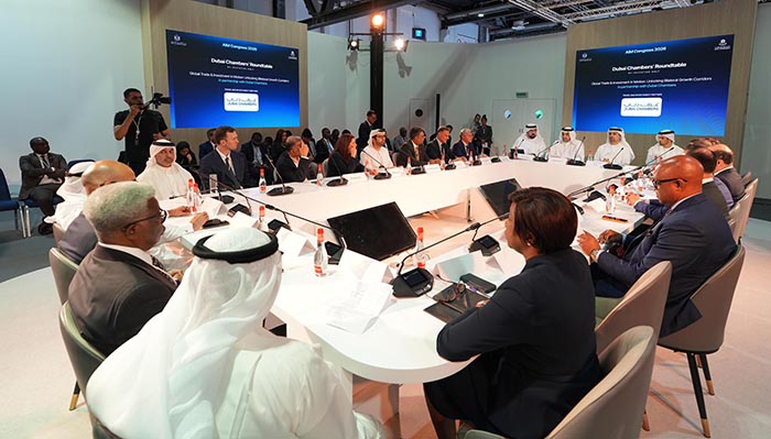 Dubai Chambers hosts roundtable to explore new pathways for global trade growth and strengthen cross-border investment flows Dubai Chambers hosts roundtable to explore new pathways for global trade growth and strengthen cross-border investment flo...