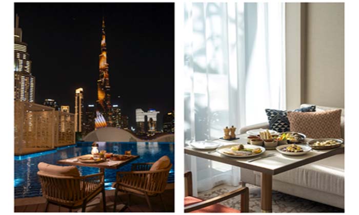 Solara Sunset Ritual at Address Dubai Mall Solara Sunset Ritual at Address Dubai Mall - solara sunset