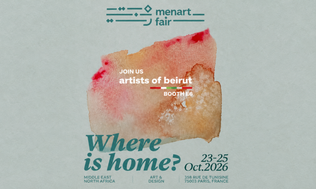 ARTISTS OF BEIRUT AT MENART FAIR PARIS 2026 ARTISTS OF BEIRUT AT MENART FAIR PARIS 2026 - artists beirut