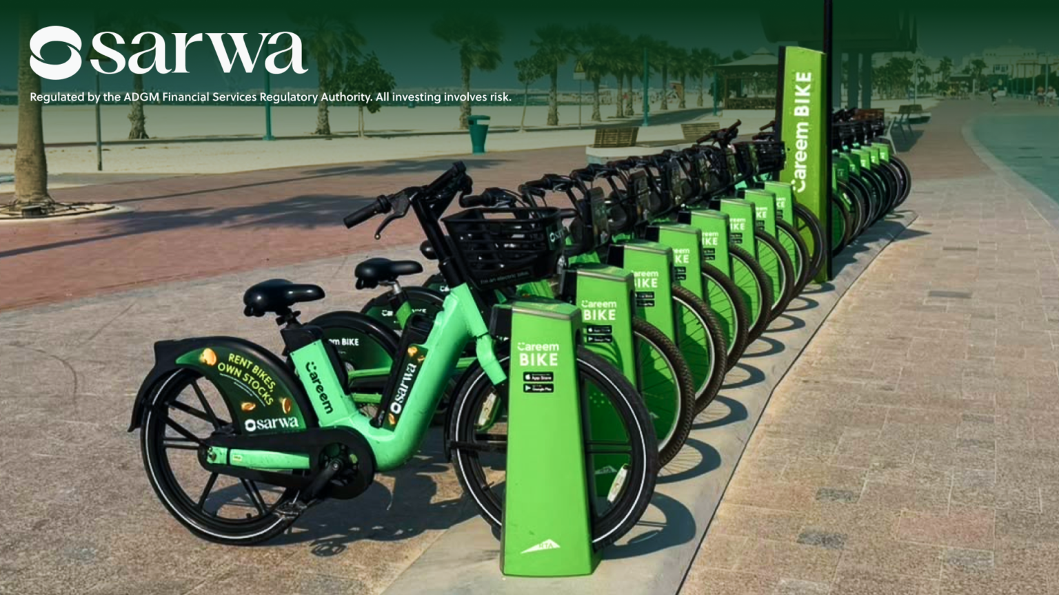 Sarwa and Careem Bike give Dubai’s money a workout
